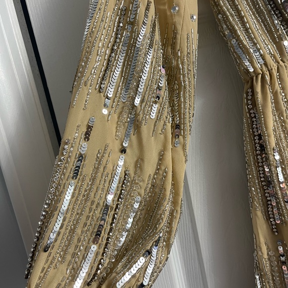 🩵NWT MAC DUGGAL  NUDE ROMPER, SIZE 0 - Picture 10 of 10